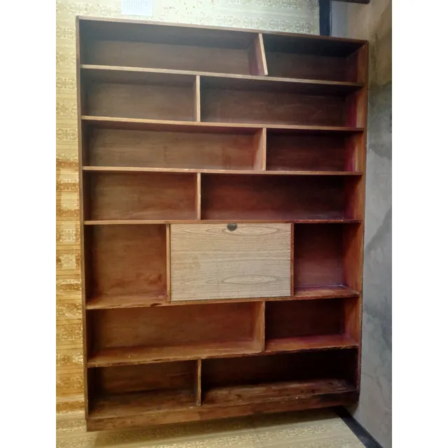 Remato Biblioteca Usada Gigante En Caoba
