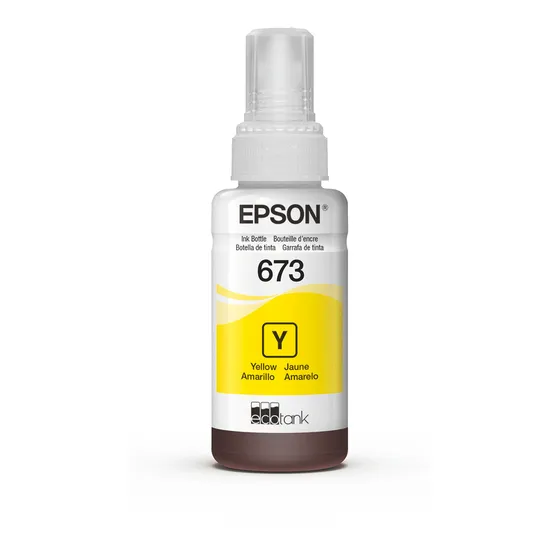 Botella De Tinta Epson Amarilla T673