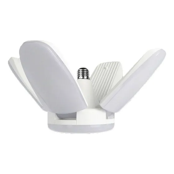 Bombillo Led Fan 60w Cuatro Aspas Mas Lampara En El Centro