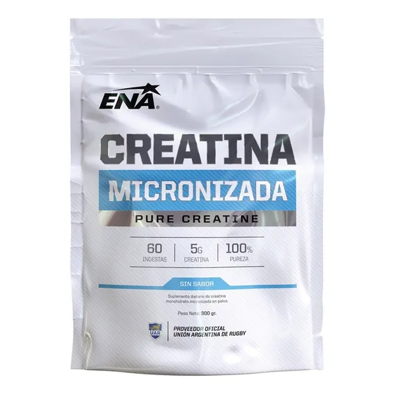 Creatina Micronizada Ena 300g Crecimiento Muscular Definido 