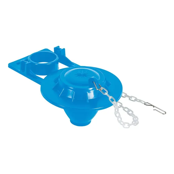 Sapo De 2in De Pvc Para Wc Azul Con Cadena Plástica Foset