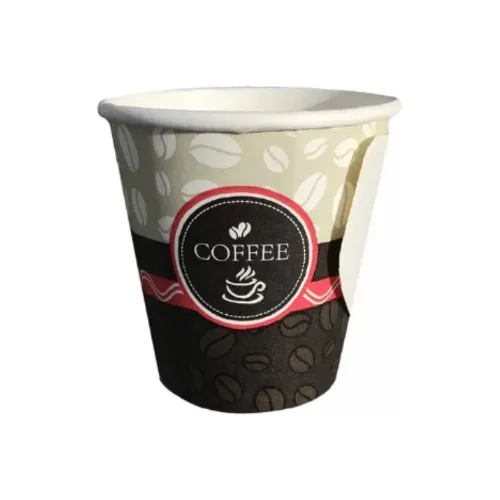 Vasos Parafinado 6oz Bebidas Calientes Cafe Te 100 Unidades