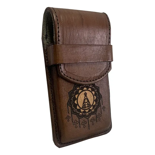 Capinha De Nossa Senhora Aparecida Para Celular 17cm X 8,5cm