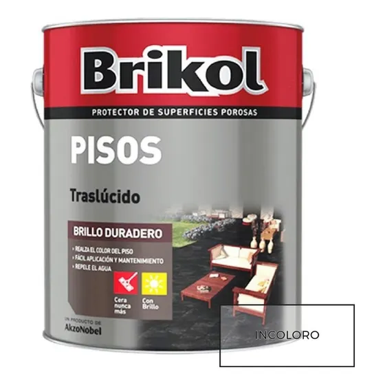 Brikol Pisos Traslúcido 1 L - Color Incoloro