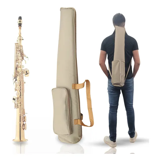 Capa Bag Mochila Top Super Luxo P/ Sax Reto Soprano Clarinet