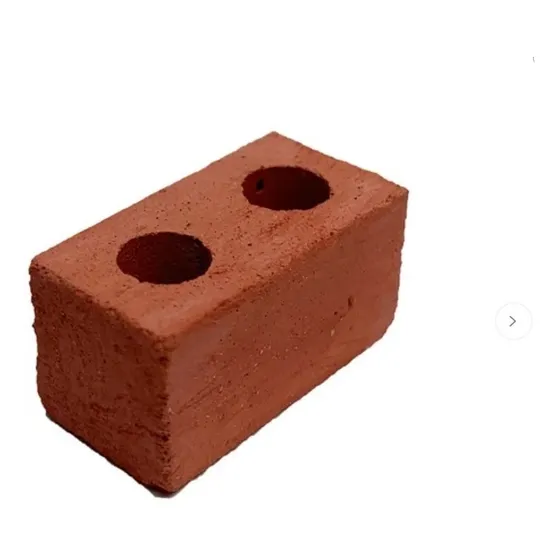 Ladrillos Miniatura Maqueta Set 409 Rojo Claro Perforado