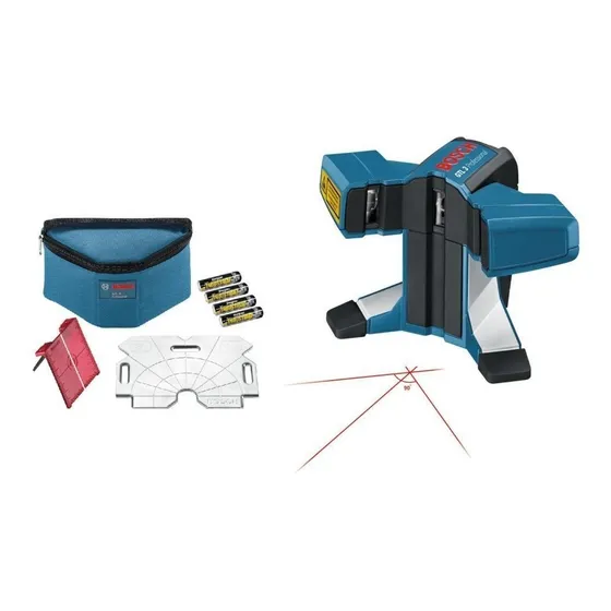 Nivel Laser Para Azulejos Bosch Rojo Gtl 3 Professional