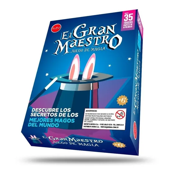 El Gran Maestro Juego De Magia Infantil 35 Trucos +6 Años