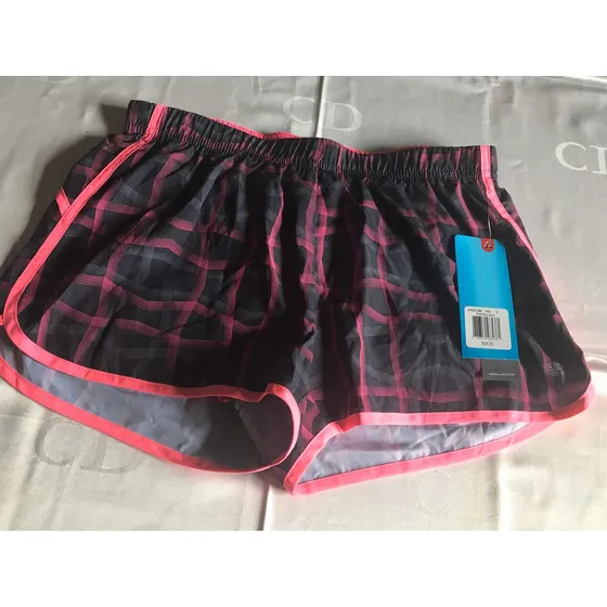 Amf44 Short Para Dama New Balance Color Gris Y Rosado