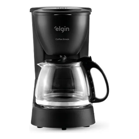 Cafeteira Elétrica 15 Xícaras Elgin Coffee Break Preta Preto 127v