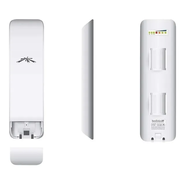 Nanostation M5 Airmax 16db Cpe de 5 GHz, con fuente, disfruta del color blanco