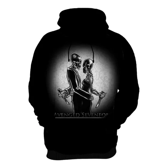 Blusa Moletom Canguru Banda Rock Avenged Sevenfold 3