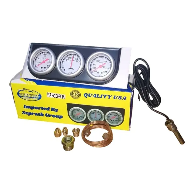 Reloj Triple Mecanico Aceite Temperatura Bateria