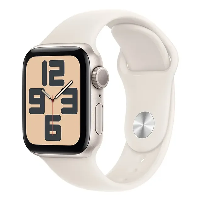 Apple Watch Se Gps Caja De Aluminio Blanco Estelar De 40 Mm Correa Deportiva Blanco Estelar - S/m