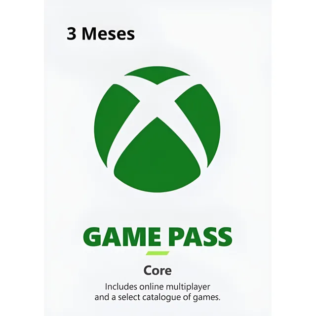 Xbox Game Pass Core 3 Meses - Código Digital
