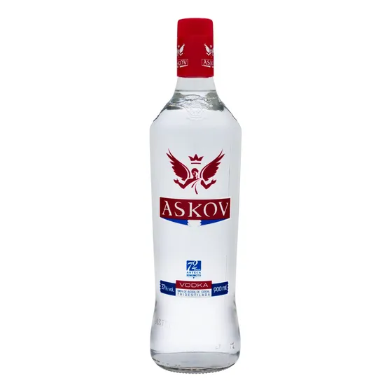 Vodka Tridestilada Askov Garrafa 900ml