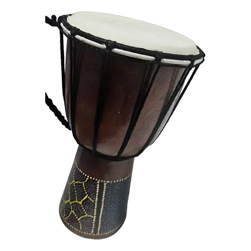 Drum Traditional Djembe 6in Musical Instrument Hand-carved