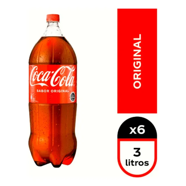 Bebida Coca Cola Original 3 Litros