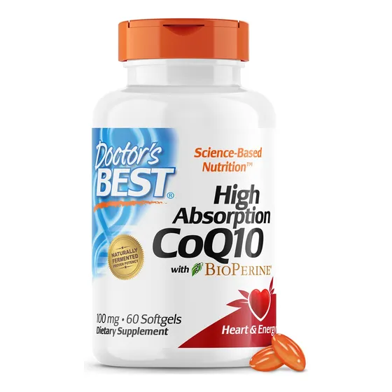 Suplemento Doctor's Best Coq10 De Alta Absorción 100 Mg 60 S