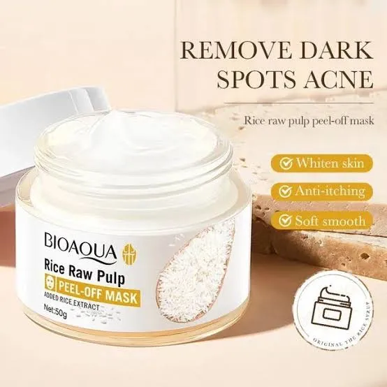 Bioaqua Mascarilla Peel Off Con Extracto De Arroz De  Rice