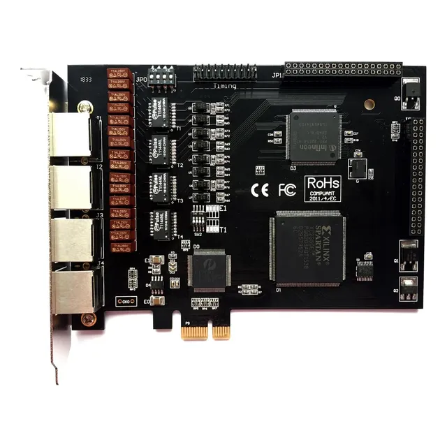 Tarjeta Telefonia Ip Voip  Centrales Asterisk 4 E1 Te420