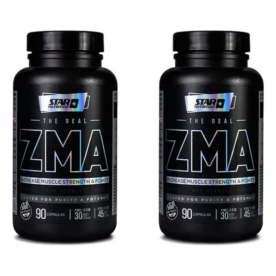 Zma Star Nutrition Zinc Magnesio Vitamina B6 90 Cap X 2 Un Sabor Sin Sabor