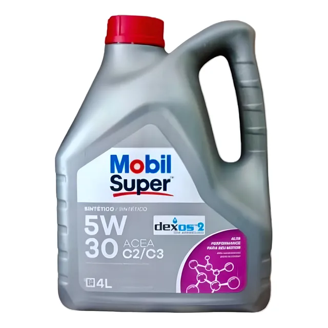Aceite Mobil Súper 5w30 100%  Sintético Por 4 Litros