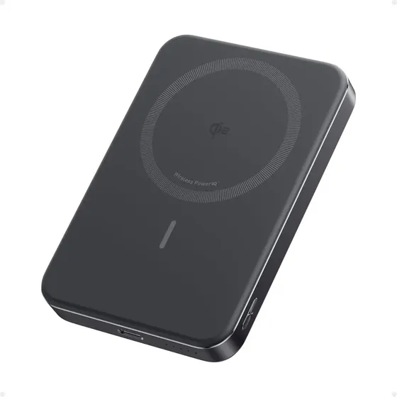 Cargador Portátil Magnética Power Bank Anker MagGo, 10000mAh 15W, cargador portátil MagSafe con Qi2 Batería Externa Inalámbrica, Compatible Para iPhone Series 17\u002F16\u002F15\u002F14\u002F13\u002F12, AirPods Y Más, Negro | Cuotas sin interés