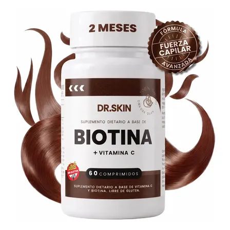 Biotina Dr Skin en comprimidos Sin sabor de 60 un