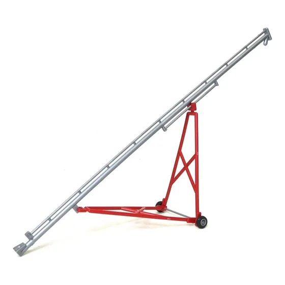 Barrena Grano Plastico Plateado Rojo 80 Pie Escala