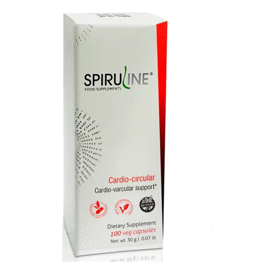 Spirulina Corazon Cardio Circular X100 Caps Cardio Vascular Sabor Neutro