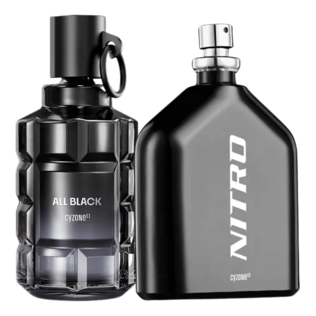Perfume Nitro + All Black Cyz