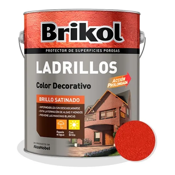Brikol Ladrillos Protector Impermeab 4 Lts. Akzo - Iacono