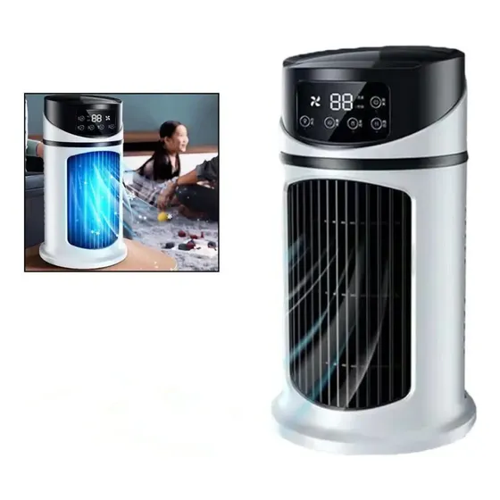 Ventilador De Ar Condicionado Vertical De 18 W E 6 Velocidad