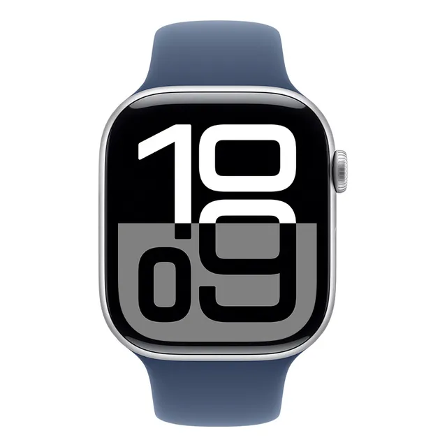 Apple Watch Series 10 Gps Silver 46mm Con Correa Color Azul - Distribuidor Autorizado - Distribuidor Autorizado