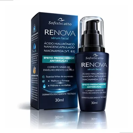 Sérum Facial Tira Rugas Profundas Rejuvenescedor Anti Idade Todo Tipo De Pele Dia/noite