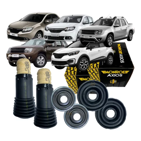  2 Kit Batente Dianteiro Renault Duster 2016 Original Axios