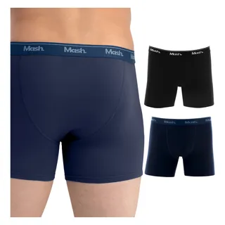 2 Cuecas Plus Size Boxer Longa Grande AlgodĂŁo Masculino Mash 2 Cuecas Plus Size Boxer Longa Grande AlgodĂŁo Masculino Mash
