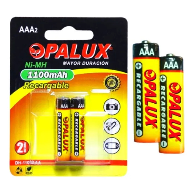 Pila Recargable Aaa 1100mah (2 Pilas) Dh-1100aaa Opalux