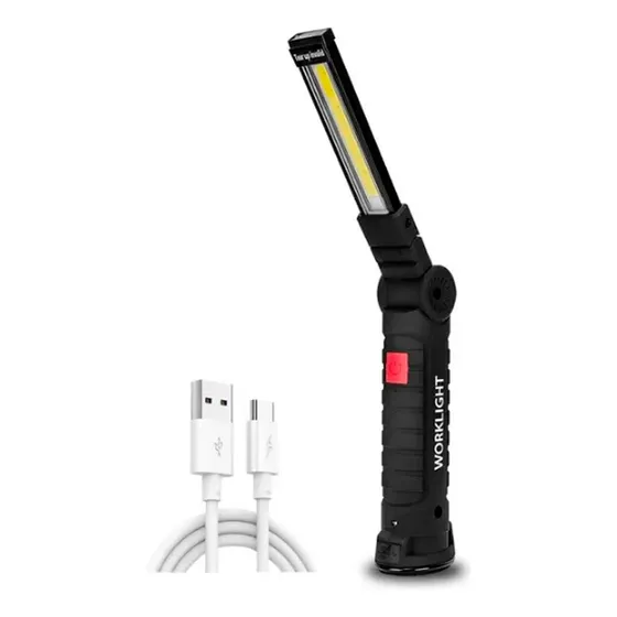 Lámpara De Trabajo Recargable Led Cob