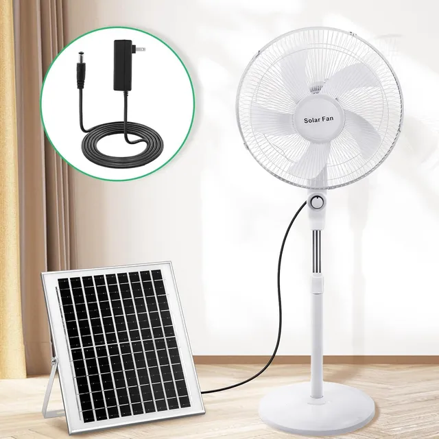 Ventilador Solar Y De Piso.