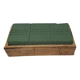 Pak De 4 Bases De Madera Y 4 Tabiques Oasis Espuma Floral Pak De 4 Bases De Madera Y 4 Tabiques Oasis Espuma Floral