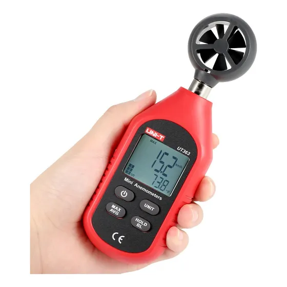 Uni-t Ut363 Anemómetro Digital Medidor Velocidad Del Viento
