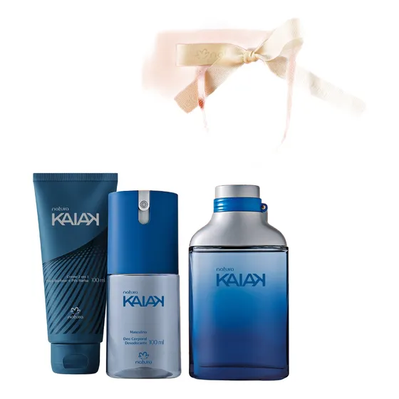 Estuche Pack Set Kaiak Masculino Tradicional Natura