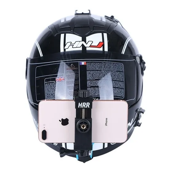 Suporte De Capacete Moto Para Câmera De Ação Celular Gopro