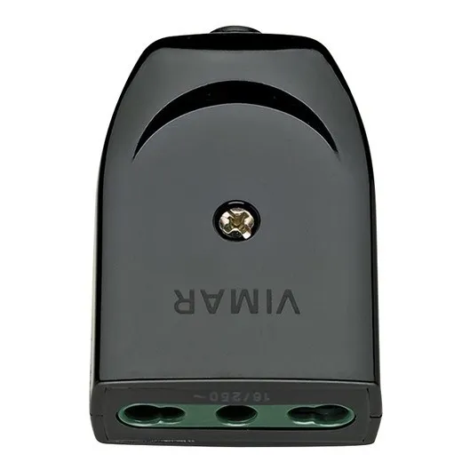 Enchufe Hembra Volate 2p+t 16a 220v P17 Negro 00223 Vimar