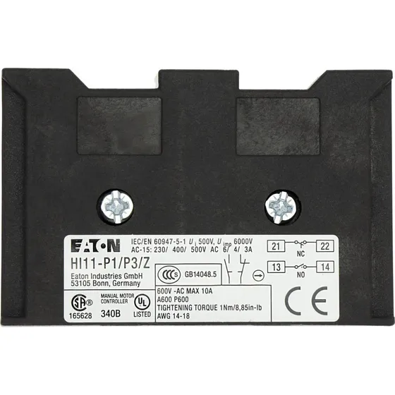 Contacto Auxiliar 1na+1nc Moeller Hi11-p1/p3z 062031