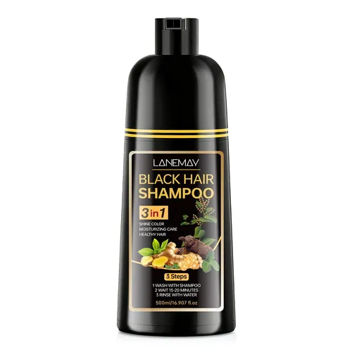 6in1 Shampoo Dye - Natural Extracts - Dark Brown | MercadoLivre