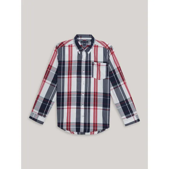 Camisa Niño Estampado Cuadros Multicolor Tommy Hilfiger