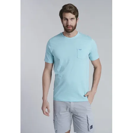 Polera Bolsillo Houston Azul Ss2025 Ferouch